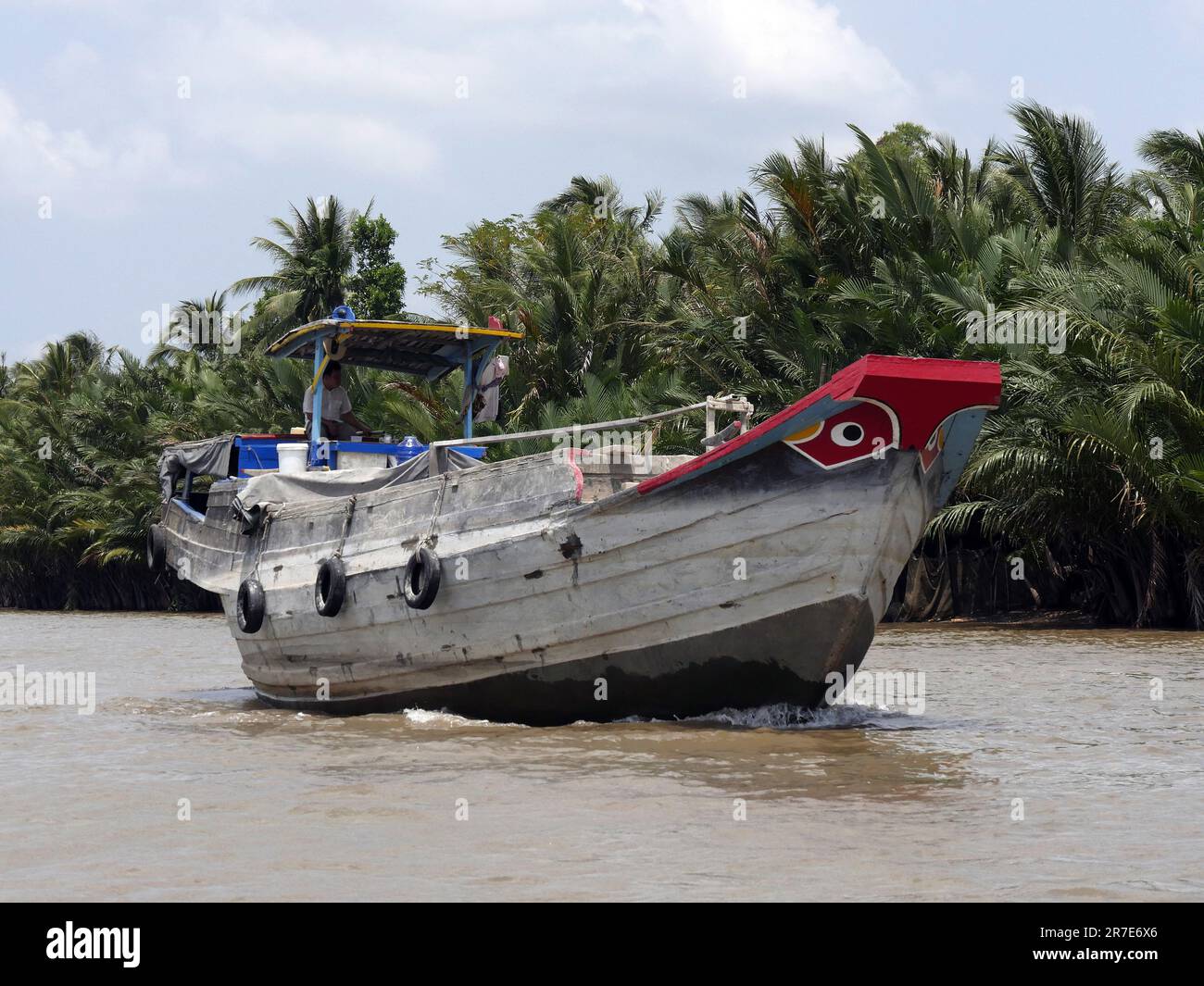Vietnam, Mekong Delta, boat Stock Photo - Alamy