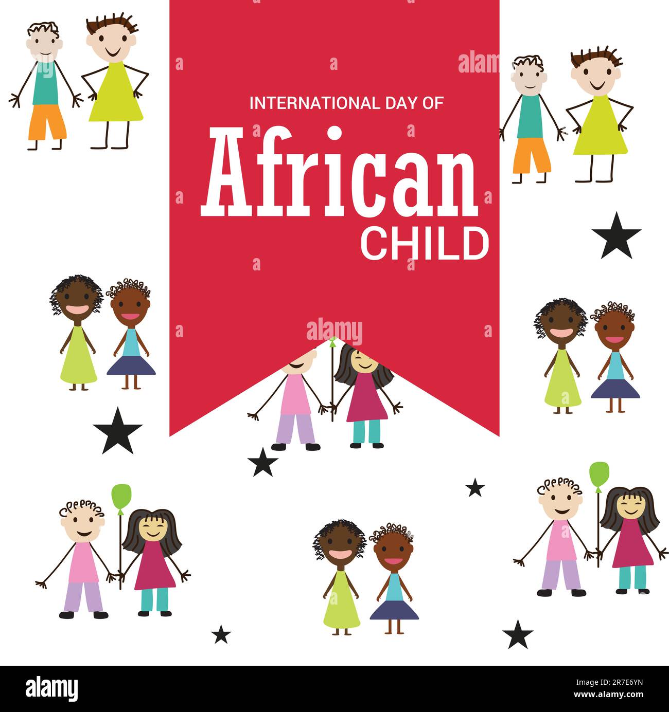 Vector Illustration Of A Background For International Day Of African vector-illustration-of-a-background-for-international-day-of-african