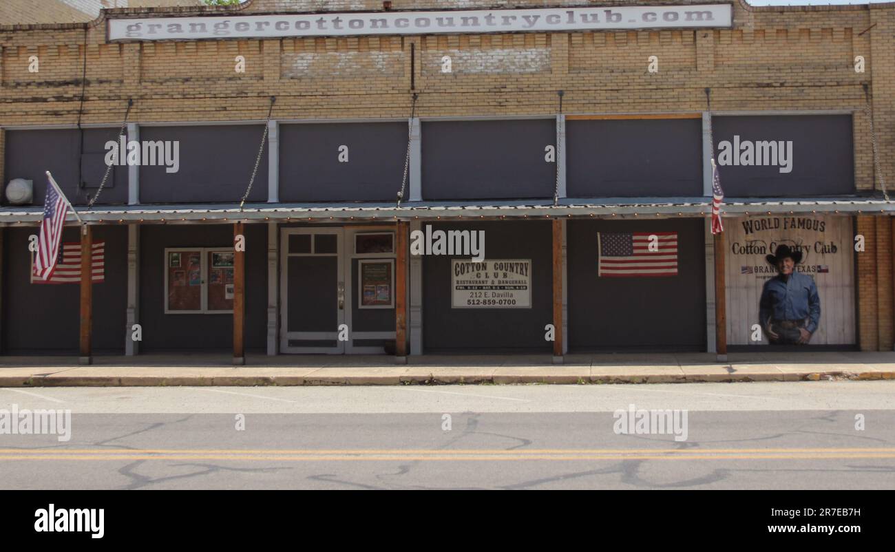 Granger TX June 7, 2023 Historic Downtown Buildings in Granger Texas