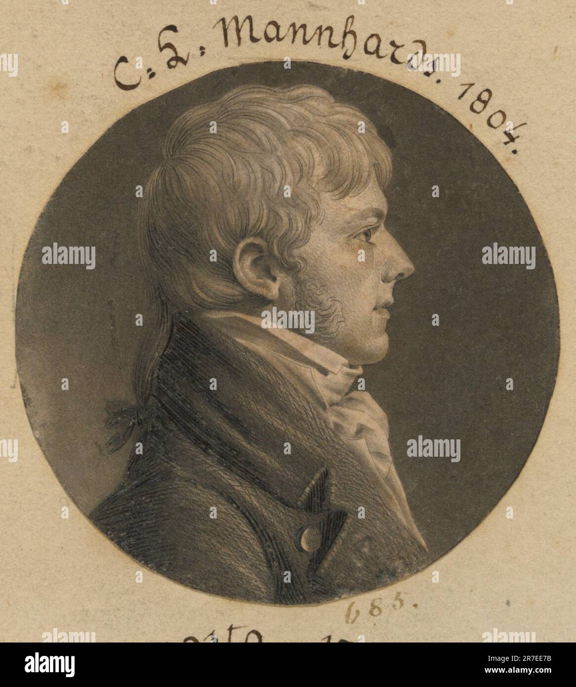 Christian Luis Mannhardt 1804 Stock Photo Alamy