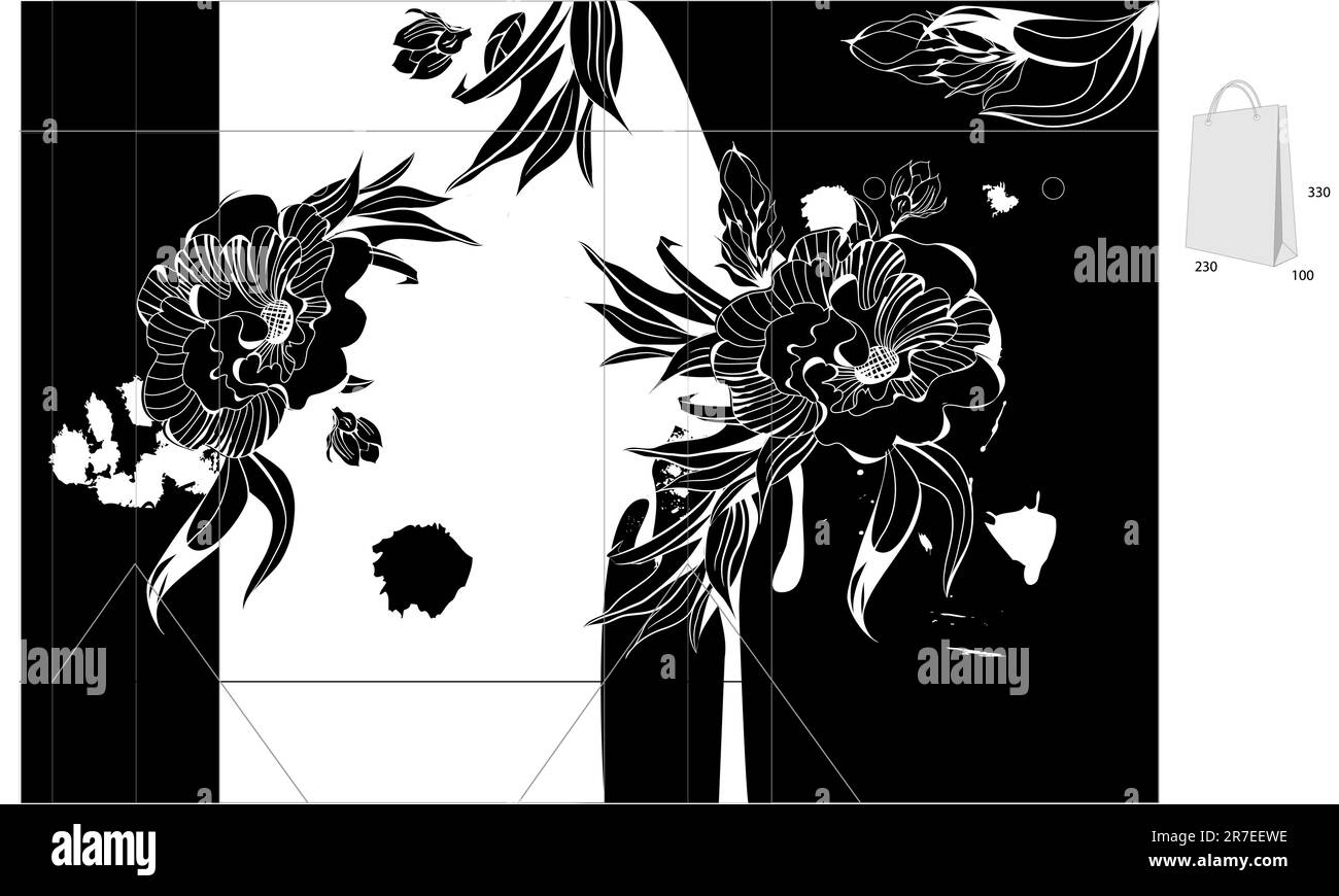 Original template for bag design Stock Vector Image & Art Alamy