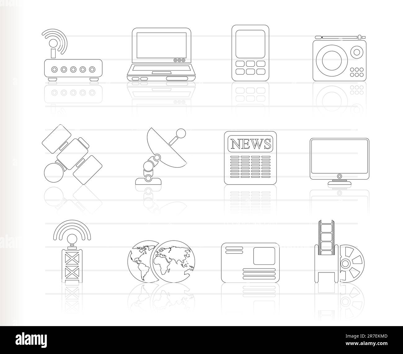 Communications correspondence Stock Vector Images - Alamy