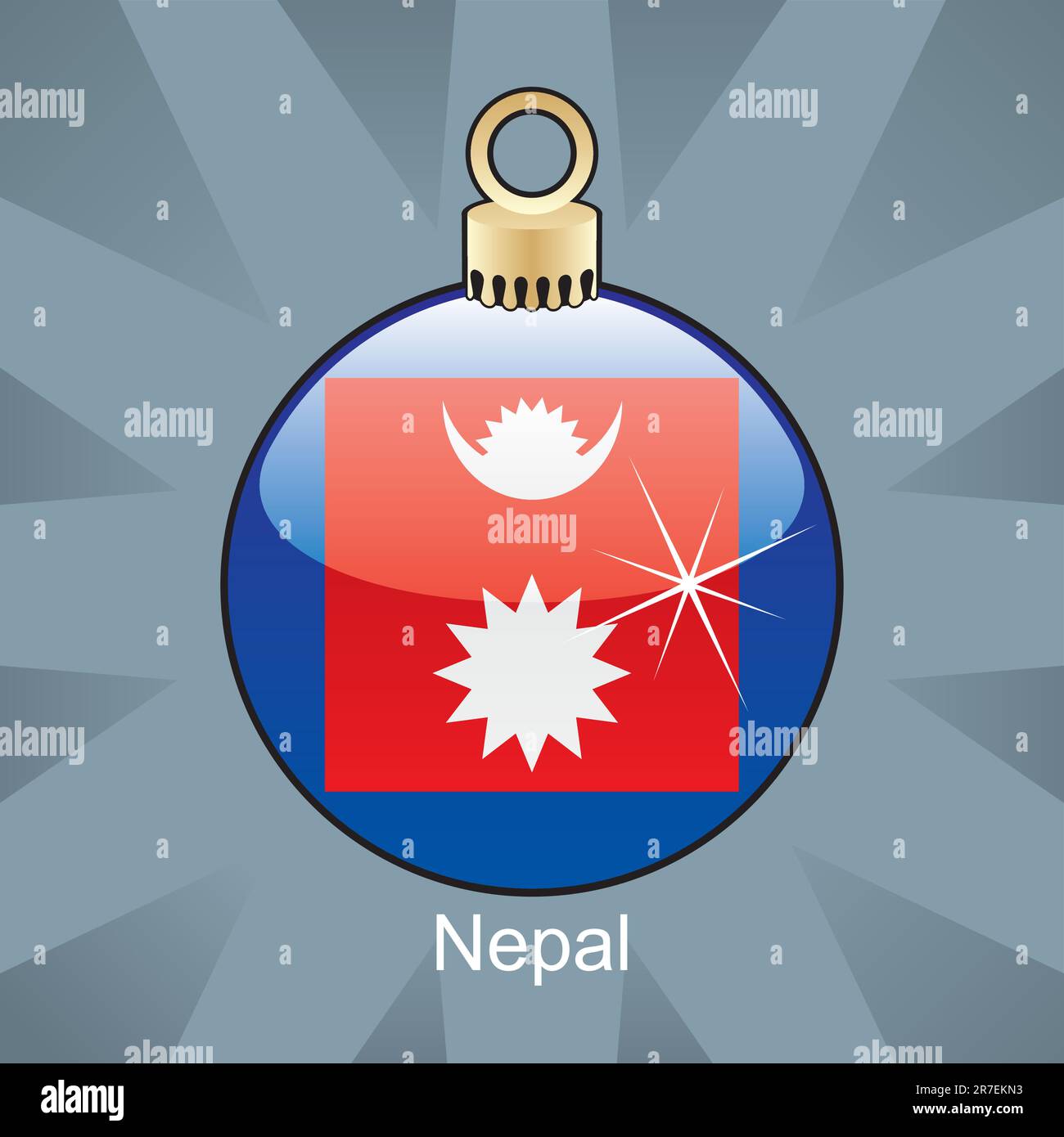 Christmas in nepal Stock Vector Images Alamy