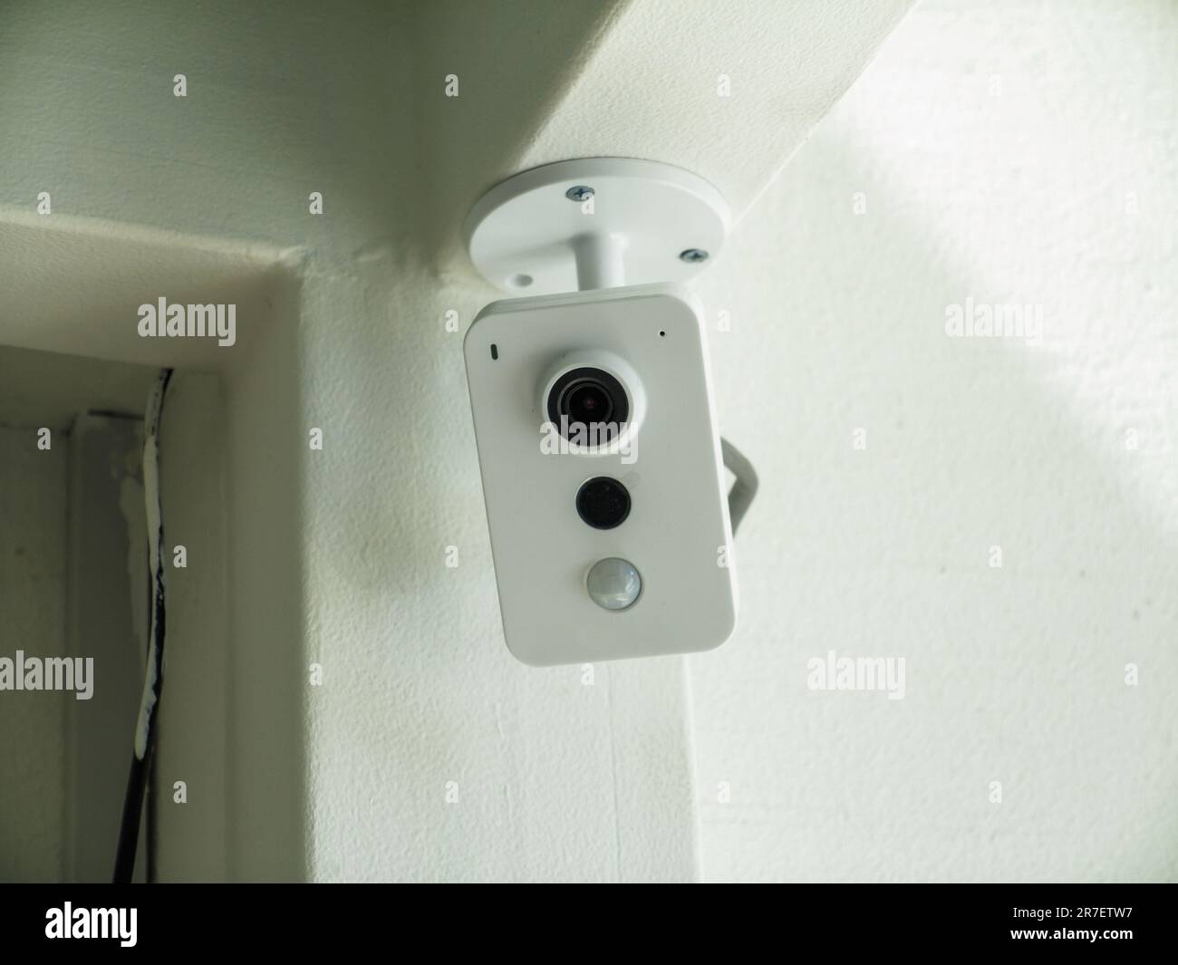 Surveillance camera video equipment for security system and detection of violations of society