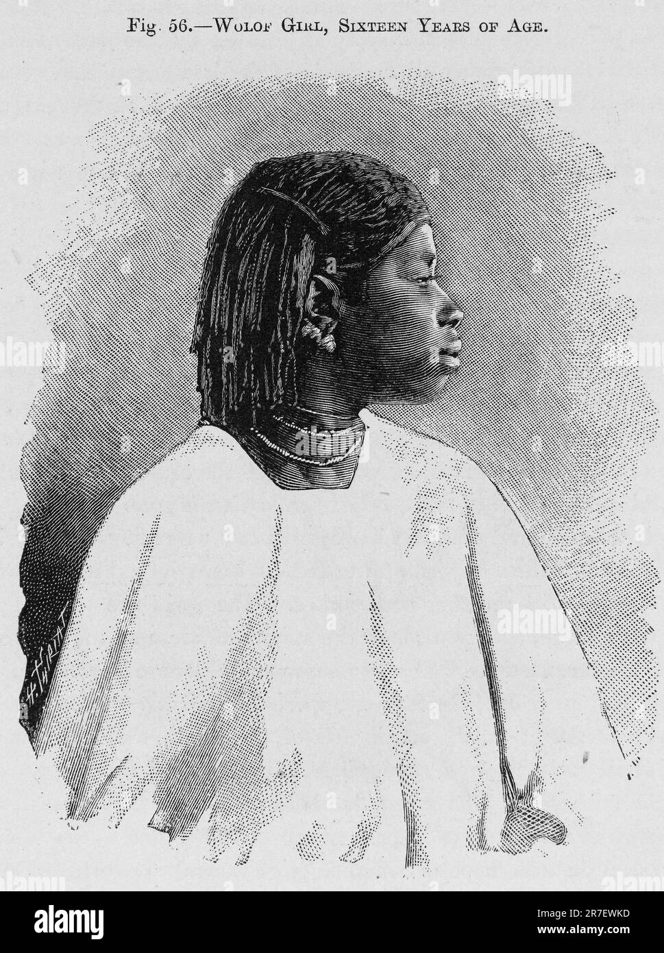 Wolof girl, sixteen years of age. Reclus, Elisée, 18301905 (Author