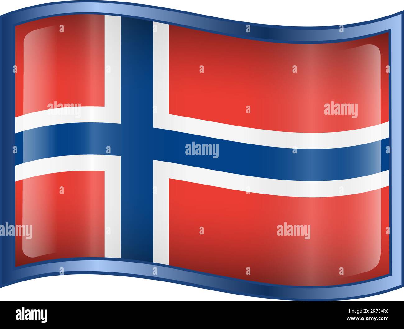 Oslo flag Stock Vector Images - Alamy