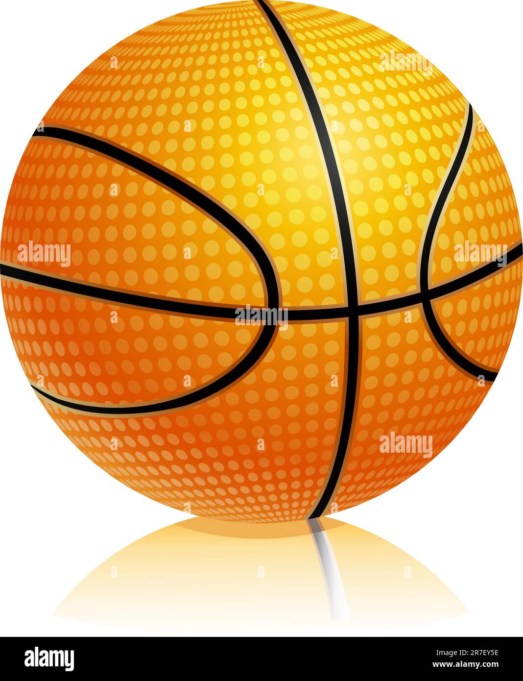 sport ball icon basketball. Vector illustration Stock Vector Image