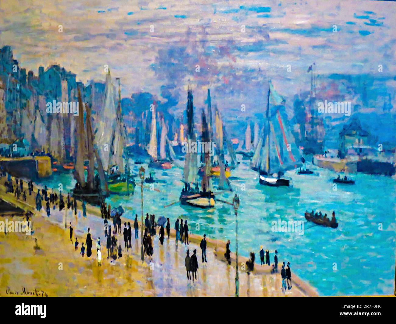 Claude Monet, Boats Leaving Harbor Stock Photo - Alamy