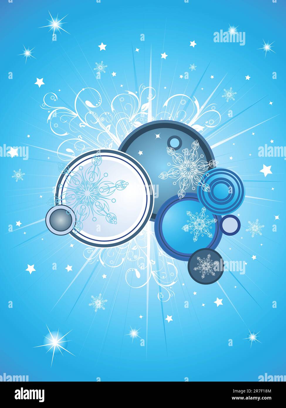 blue vector christmas background Stock Vector Image & Art - Alamy