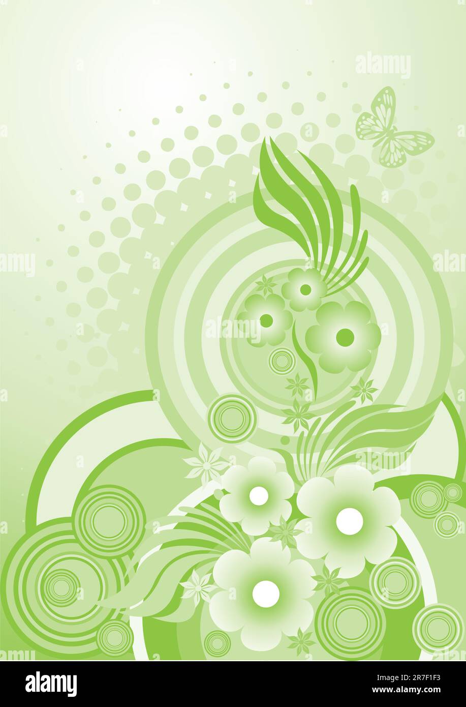 circles abstract vector Stock Vector