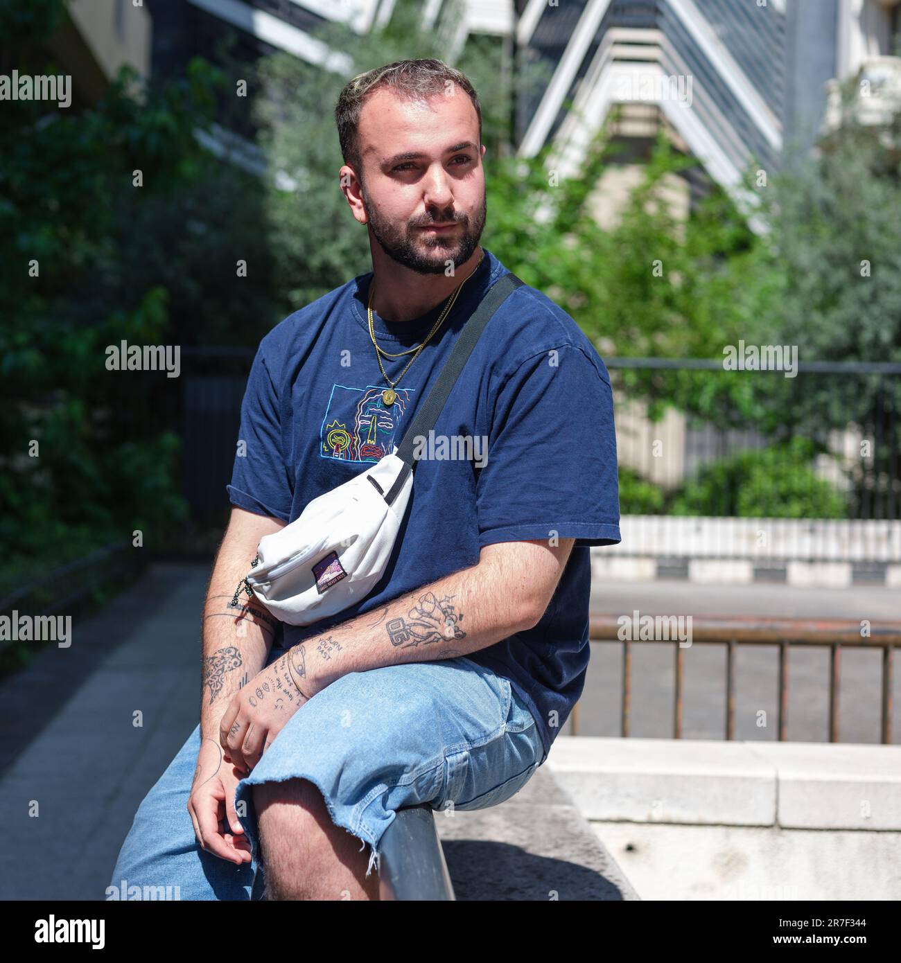 The singer Zoilo Tunon Rosa, better known as Zzoilo, poses during the