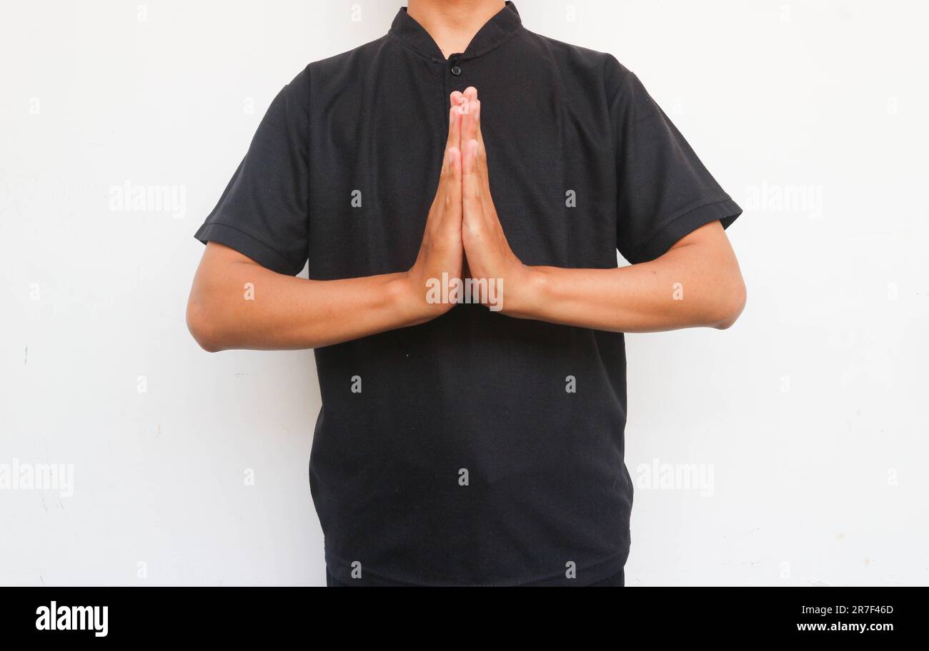 Greeting friendly black man hi-res stock photography and images - Alamy