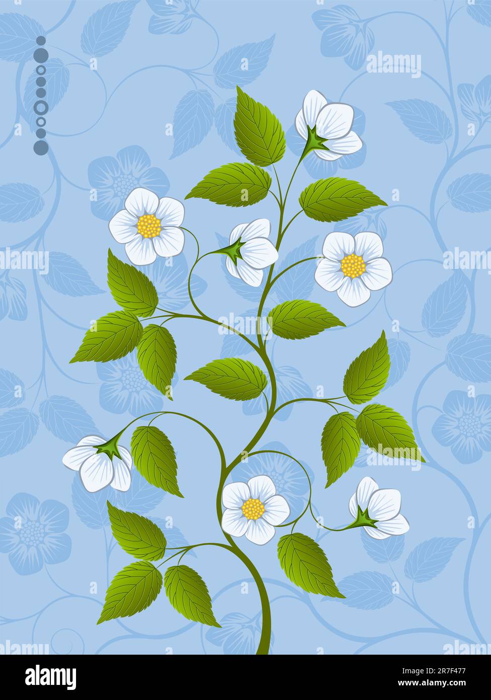 Abstract floral pattern. Vector illustration Stock Vector Image & Art ...