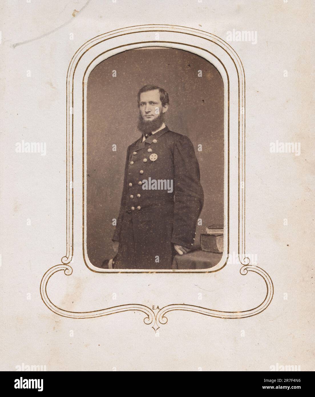 George Washington Bickley c. 1861-1865 (after earlier photograph) Stock Photo