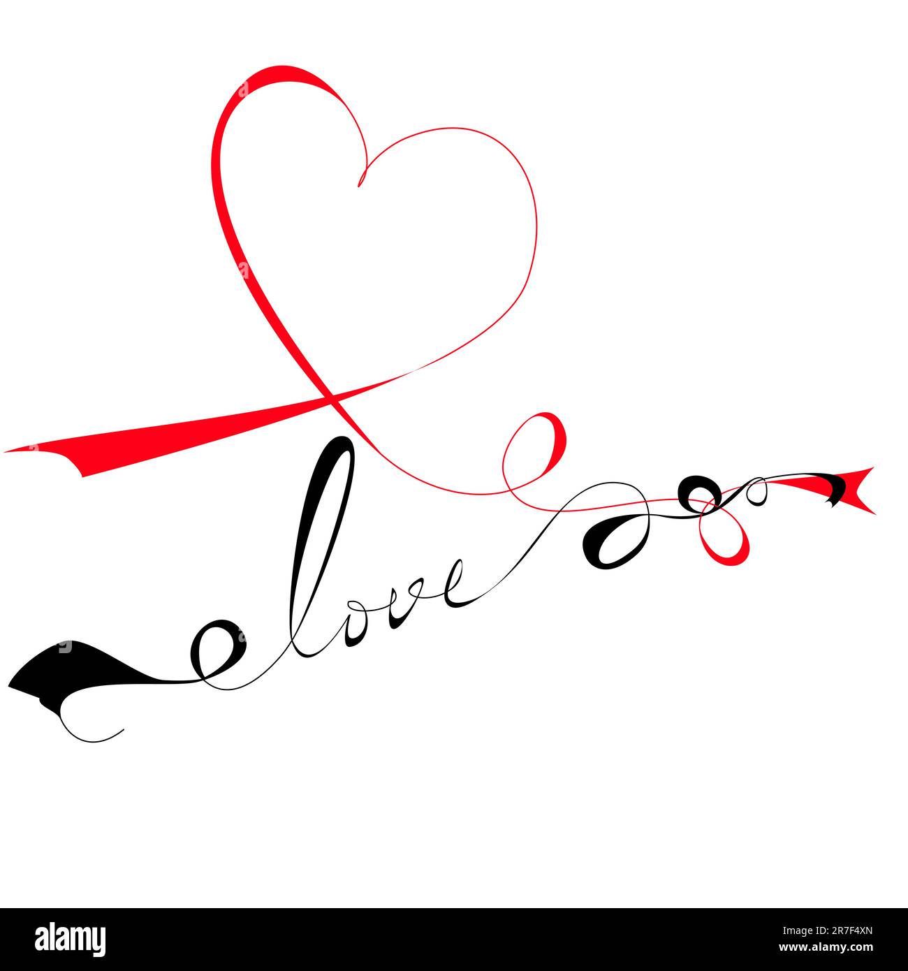 Inscription LOVE Stock Vector