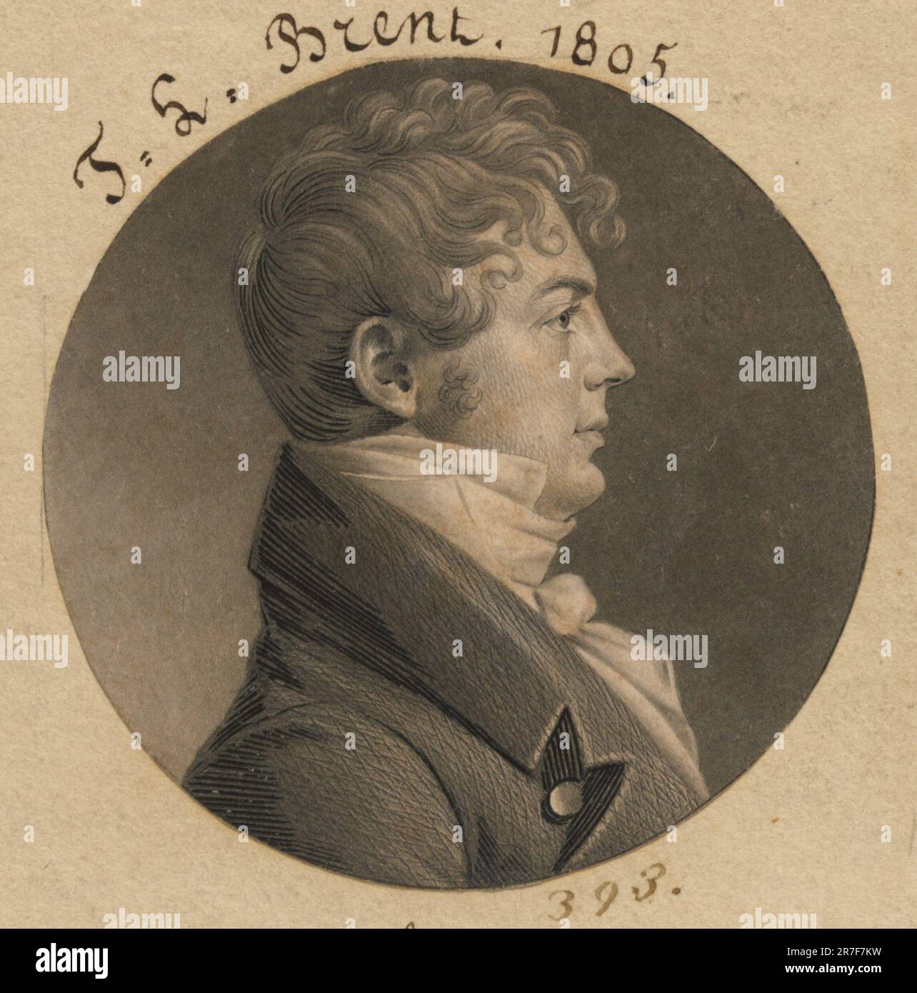 Thomas Ludwell Lee Brent 1805 Stock Photo Alamy