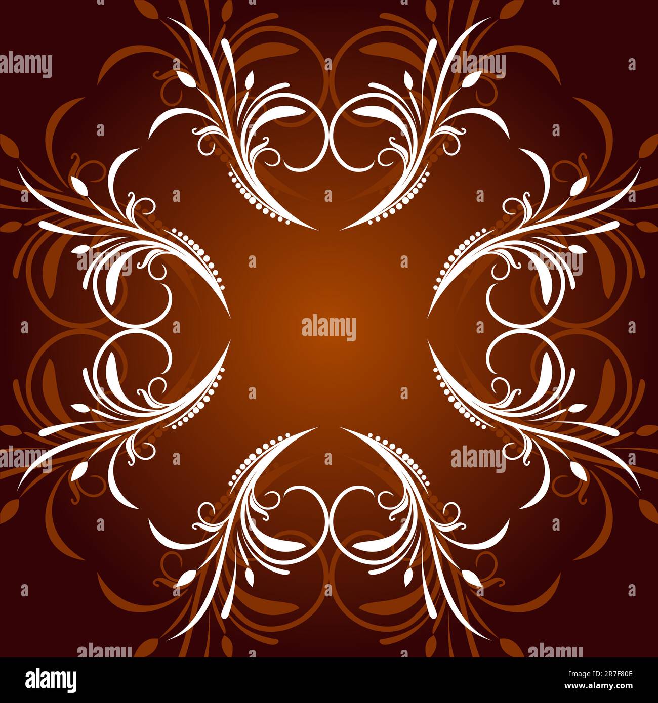 Illustration of floral composition for greeting card - vector Stock ...