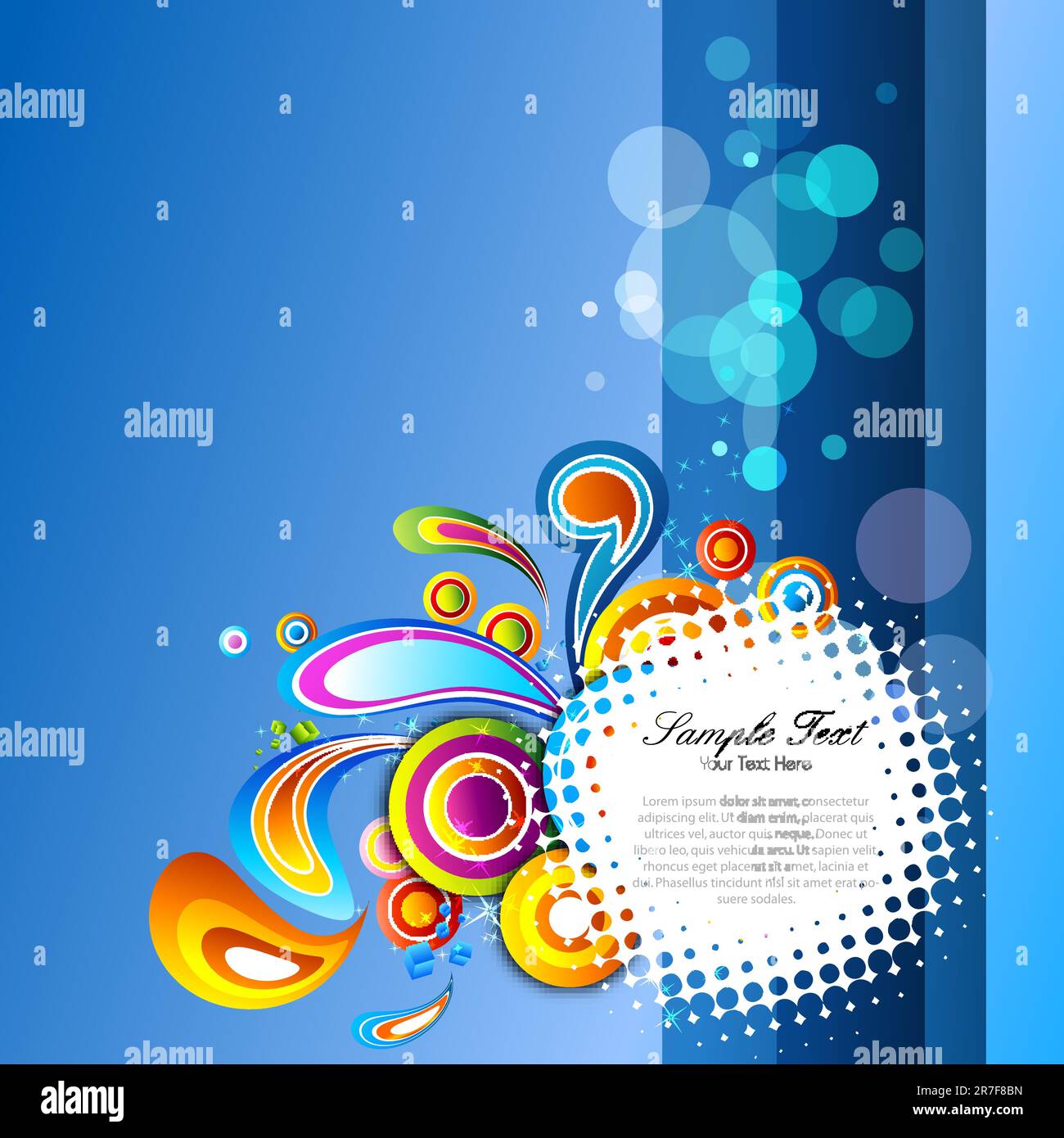 illustration of abstract colorful background Stock Vector Image & Art ...