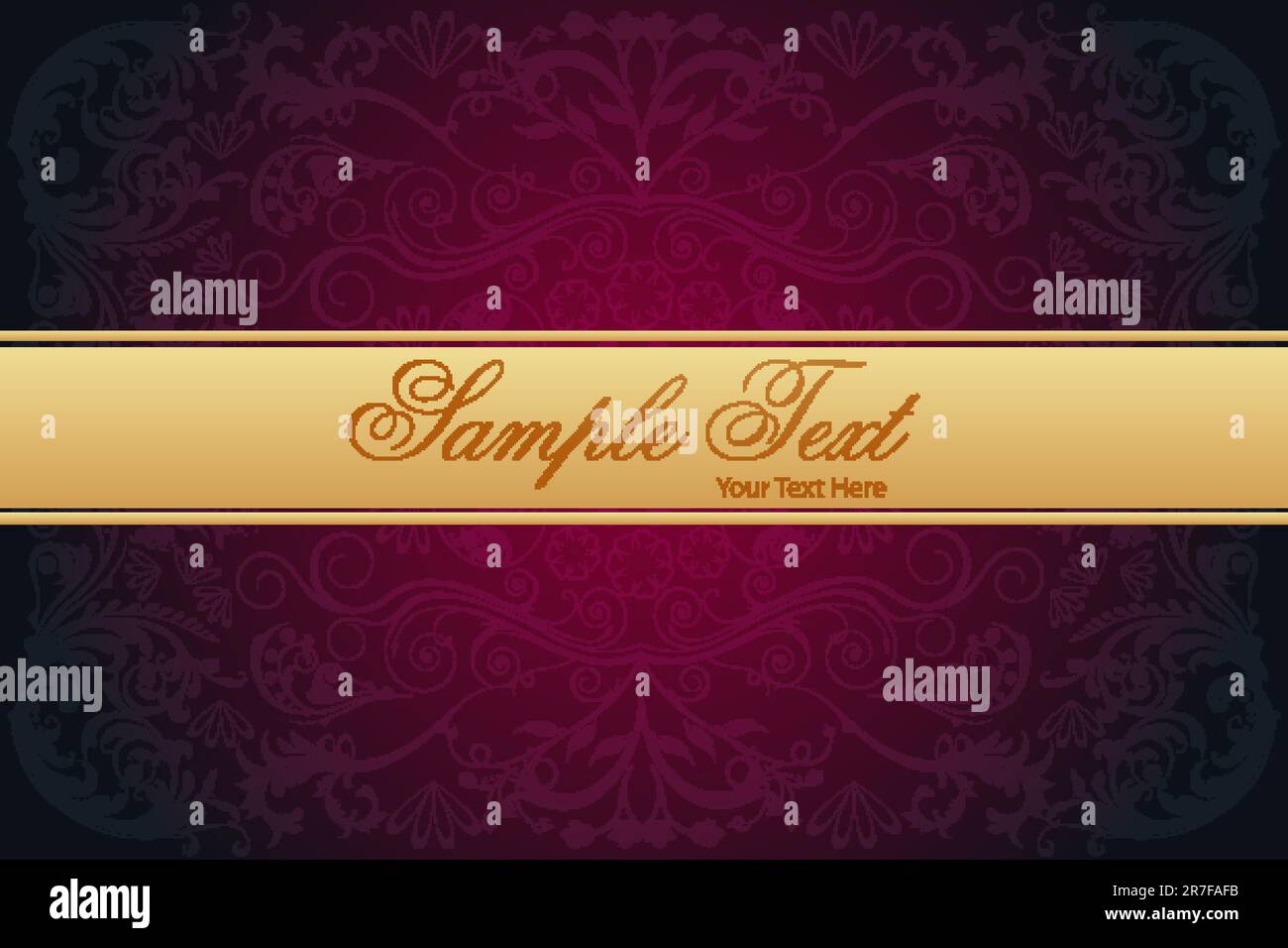 illustration of abstract floral card Stock Vector Image & Art - Alamy