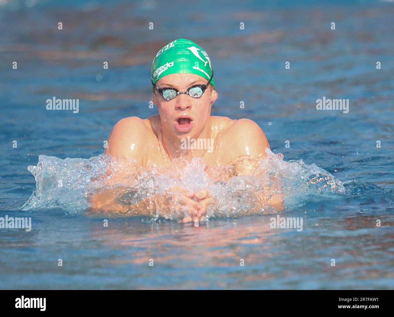 Rennes, France. 15th June, 2023. Leon Marchand during the French Elite