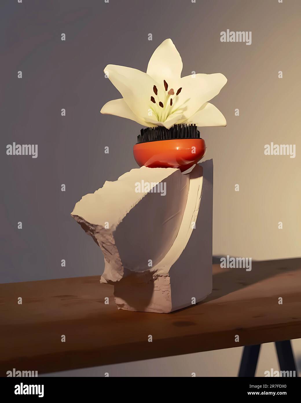 Flower withered from heaven taken by the spirit of feelings read a