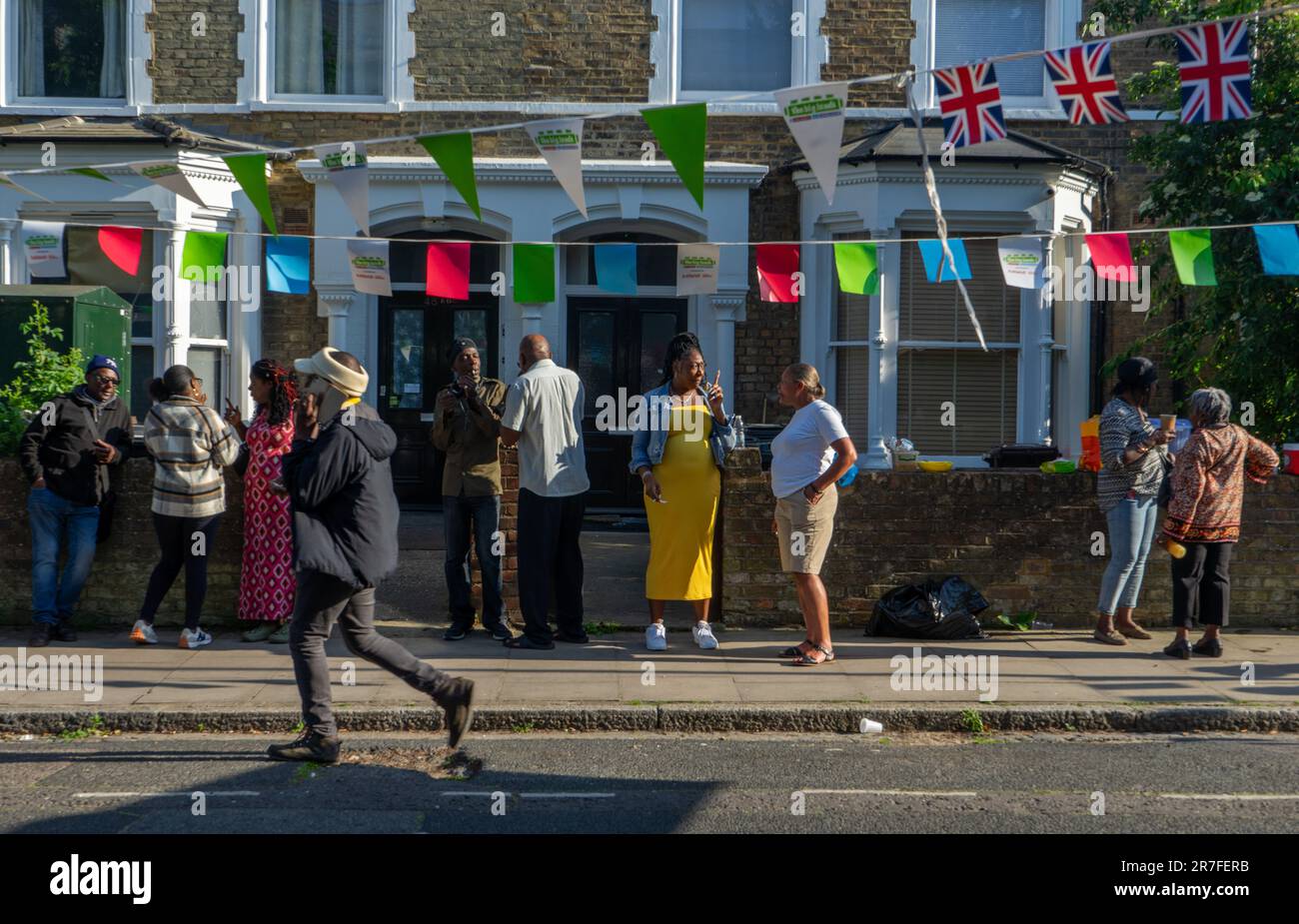 Street party in Hackney,England,UK Stock Photo - Alamy