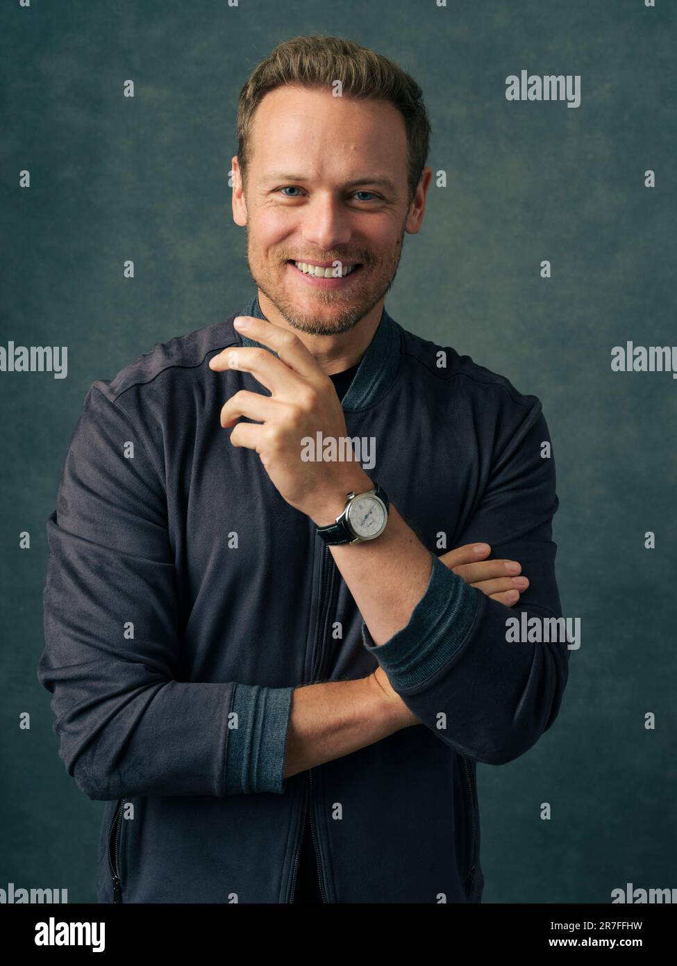 Sam Heughan poses for a portrait to promote the series "Outlander" on