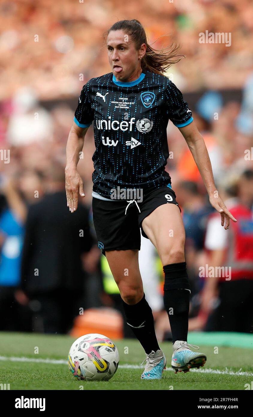 Soccer Aid World Xis Heather Oreilly In Action During Soccer Aid For Unicef 2023 At Old