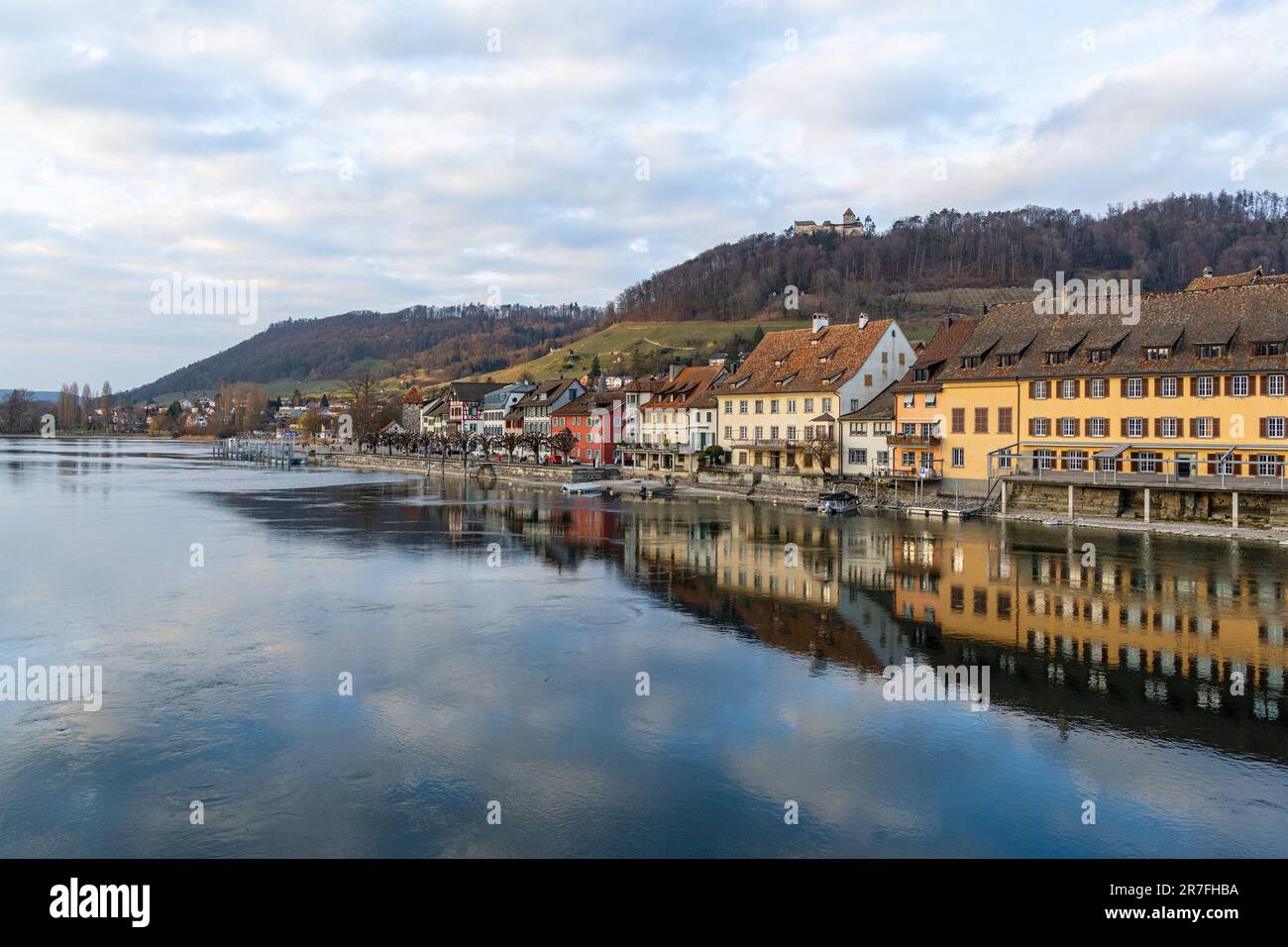 The village Stein am Rhein in Switzerland. River Rhine Stock Photo - Alamy