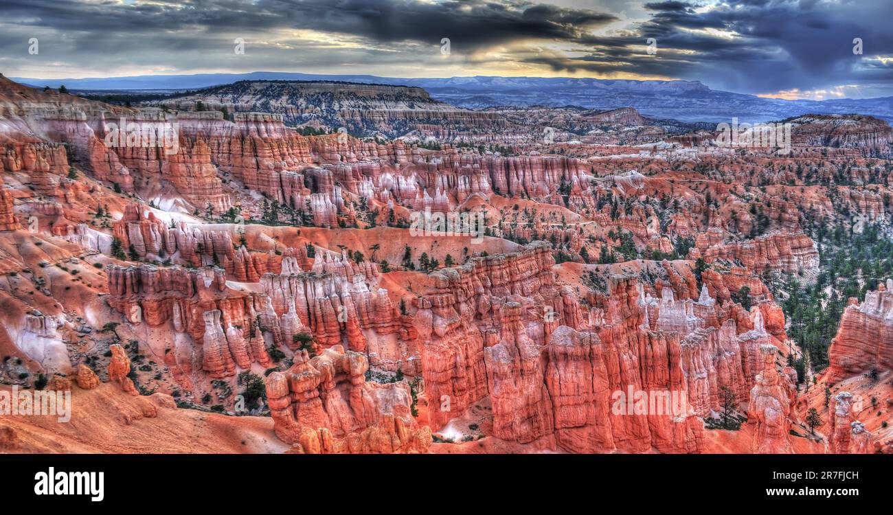 Magnificent view of the stunning Bryce Canyon National Park in Utah, USA Stock Photo