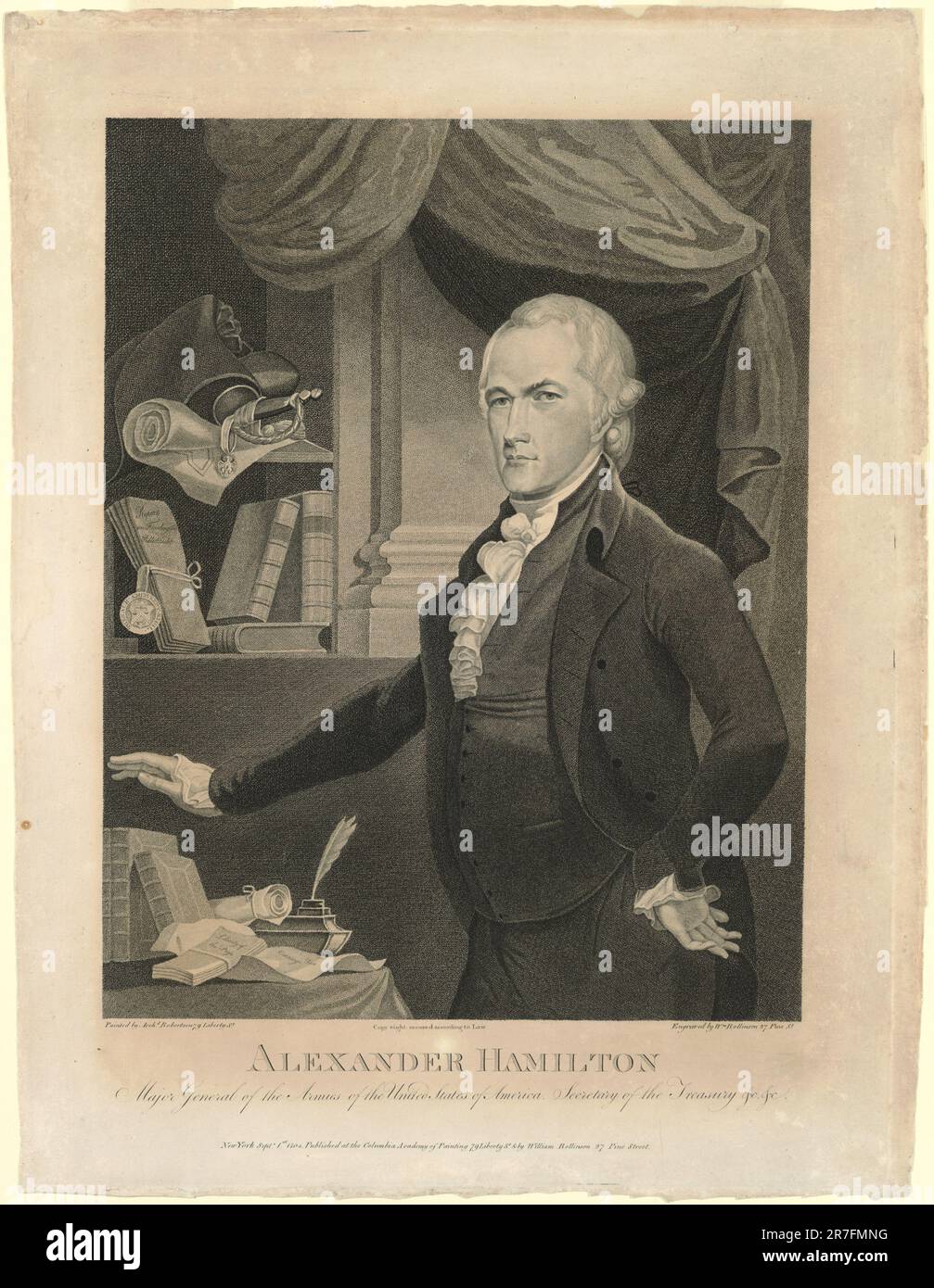 Alexander Hamilton 1804 Stock Photo Alamy