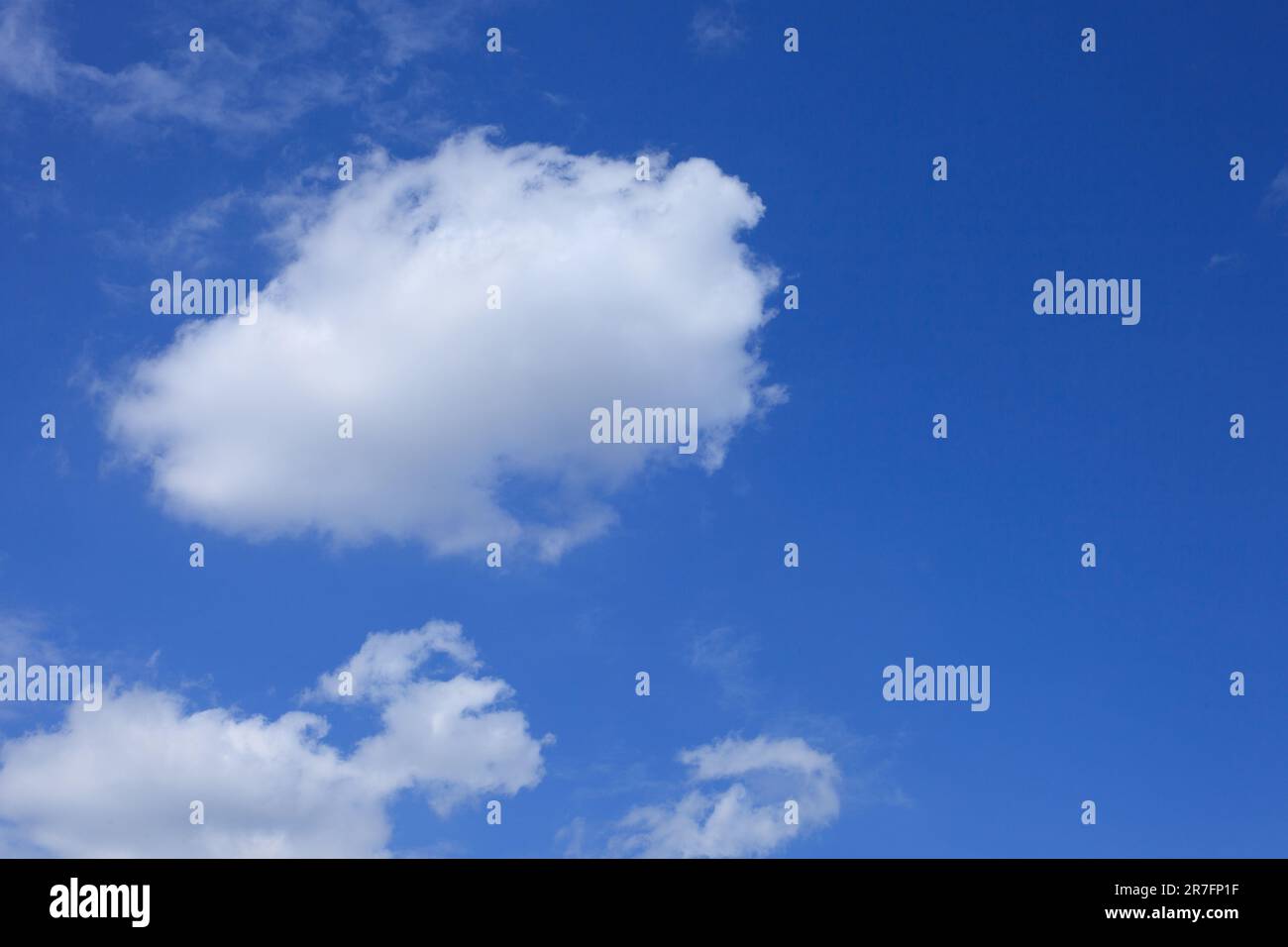 Blue sky natural background with white clouds Stock Photo - Alamy