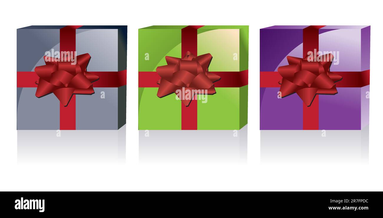 Different Kinds Of Gift Boxes Vector Illustration Stock Vector Image Different Kinds Of Gift Boxes Vector Illustration Stock Vector Image