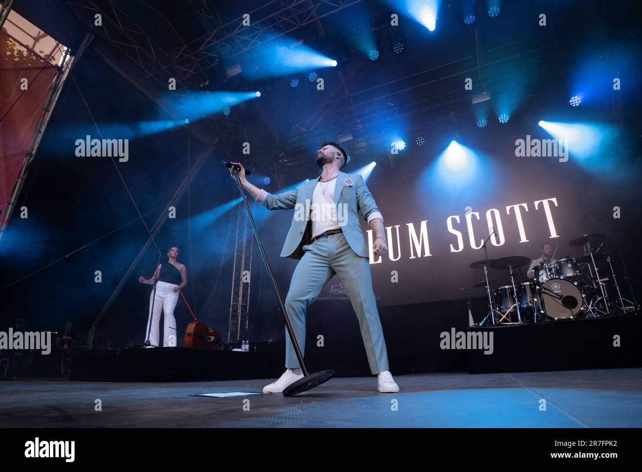 Bergen, Norway. 14th June, 2023. The English singer Calum Scott