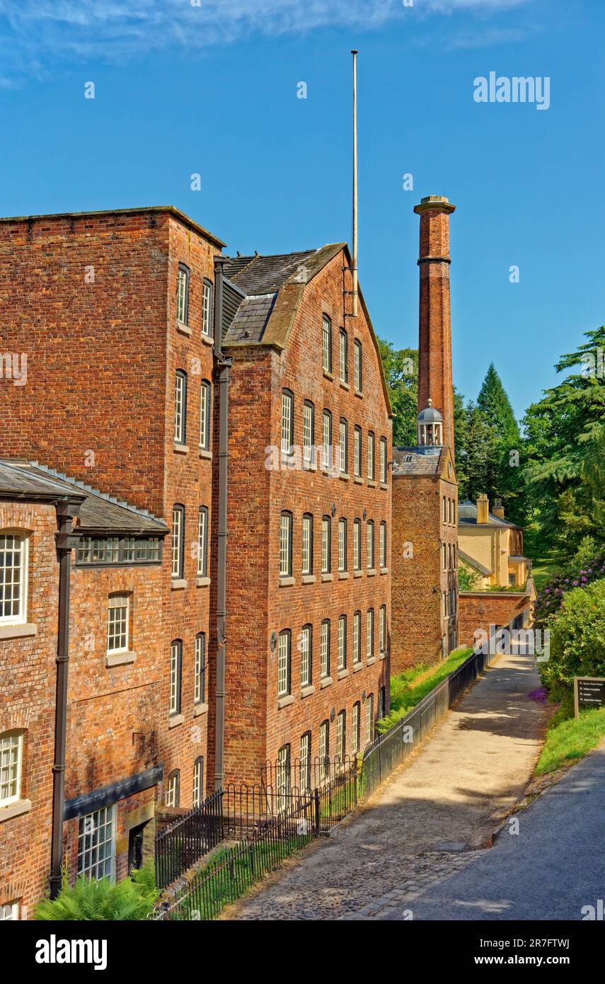 Quarry Bank Mill at Styal in Cheshire, England. Stock Photo
