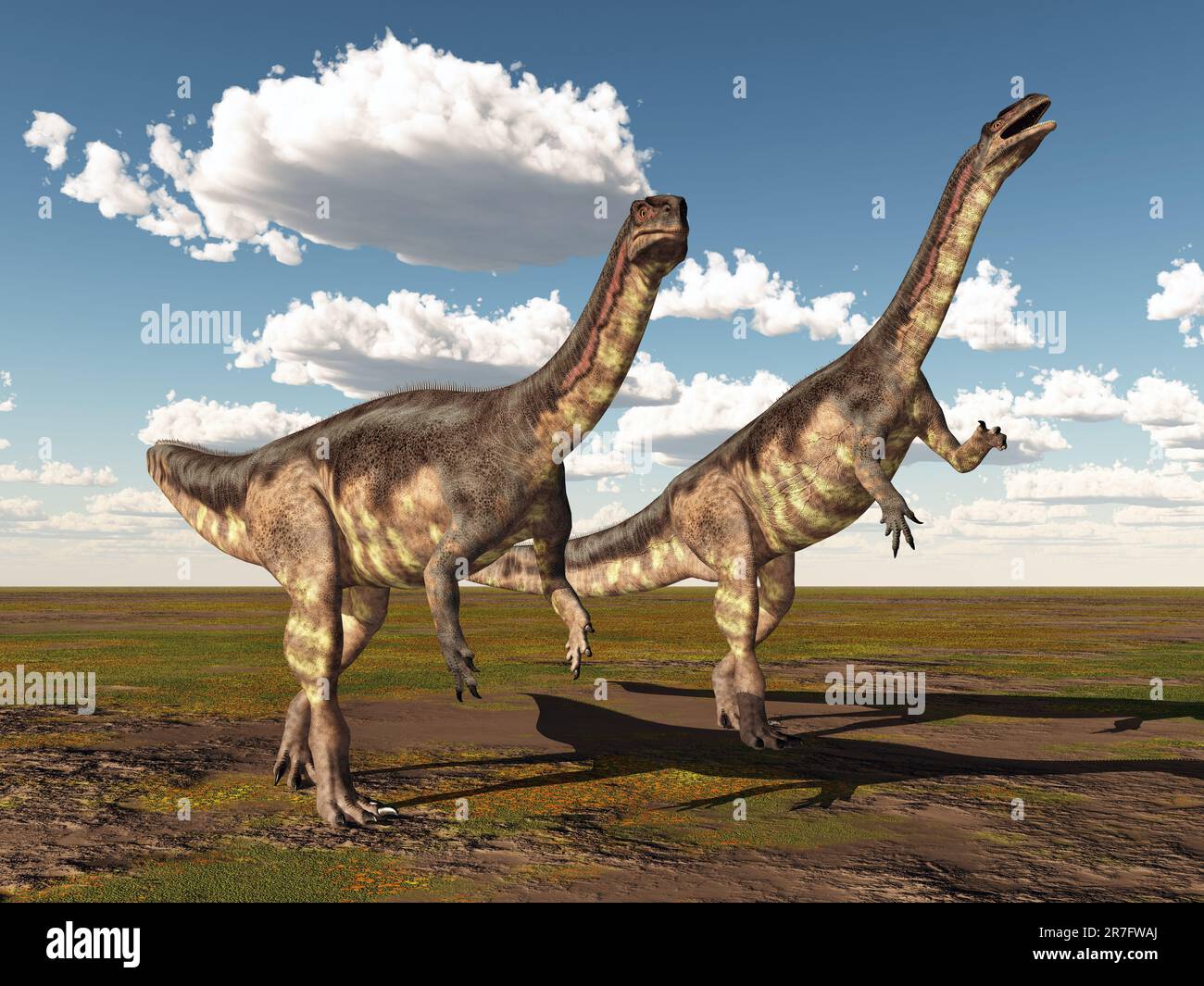 Dinosaur Plateosaurus In A Landscape Stock Photo Alamy Dinosaur Plateosaurus In A Landscape Stock Photo Alamy