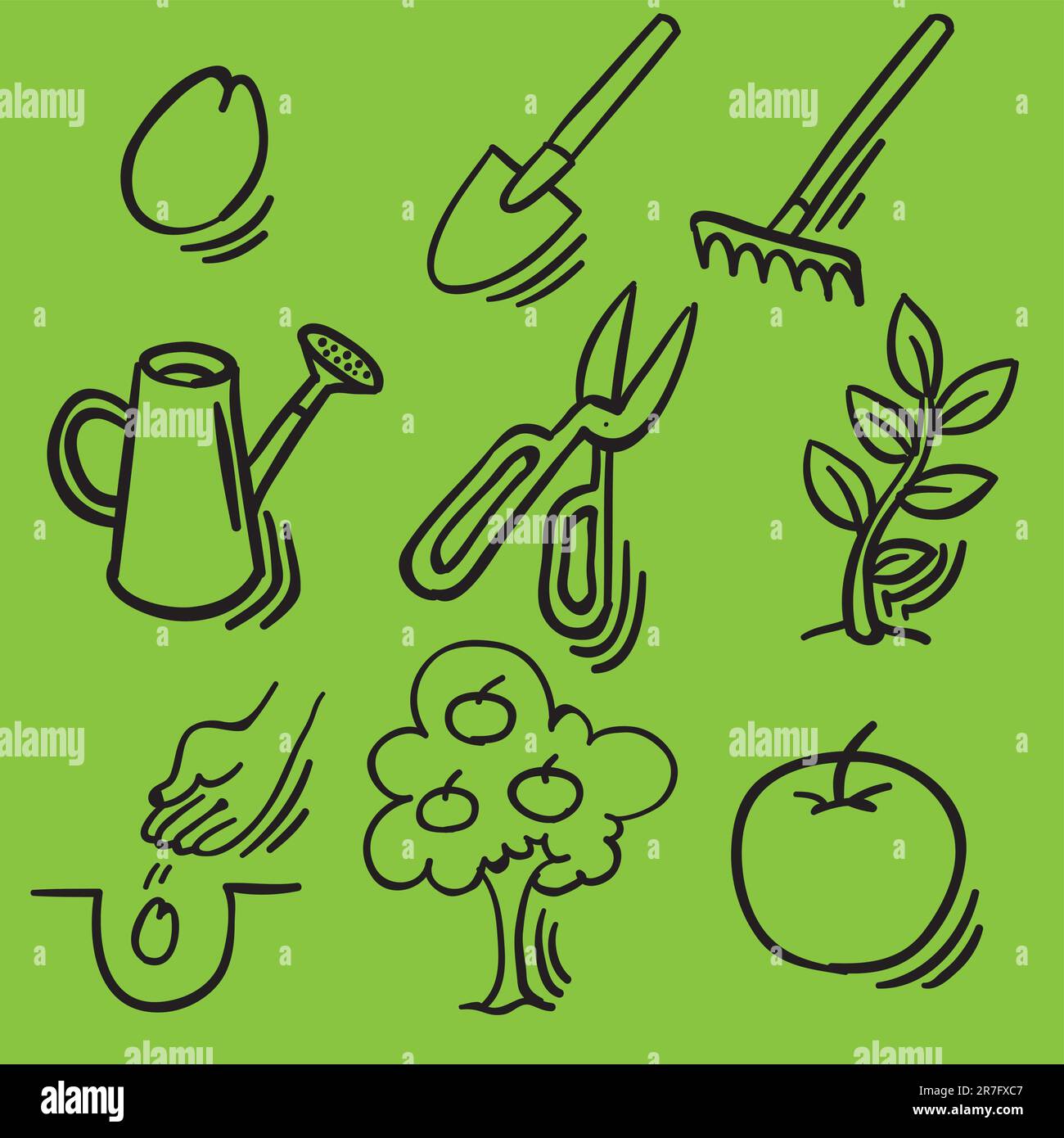Agriculture Gardening Stock Vector Images Alamy agriculture-gardening-stock-vector-images-alamy