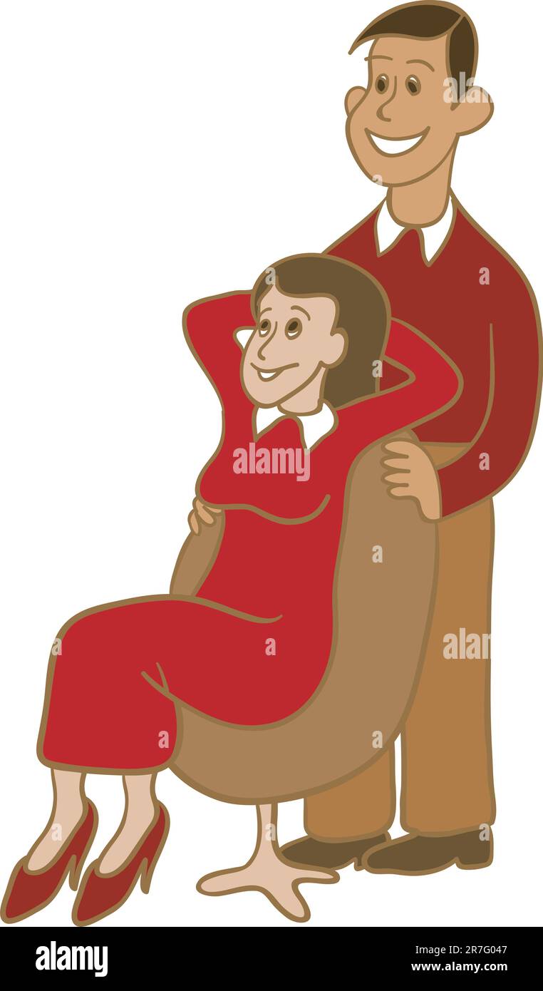 Land couple Stock Vector Images - Alamy