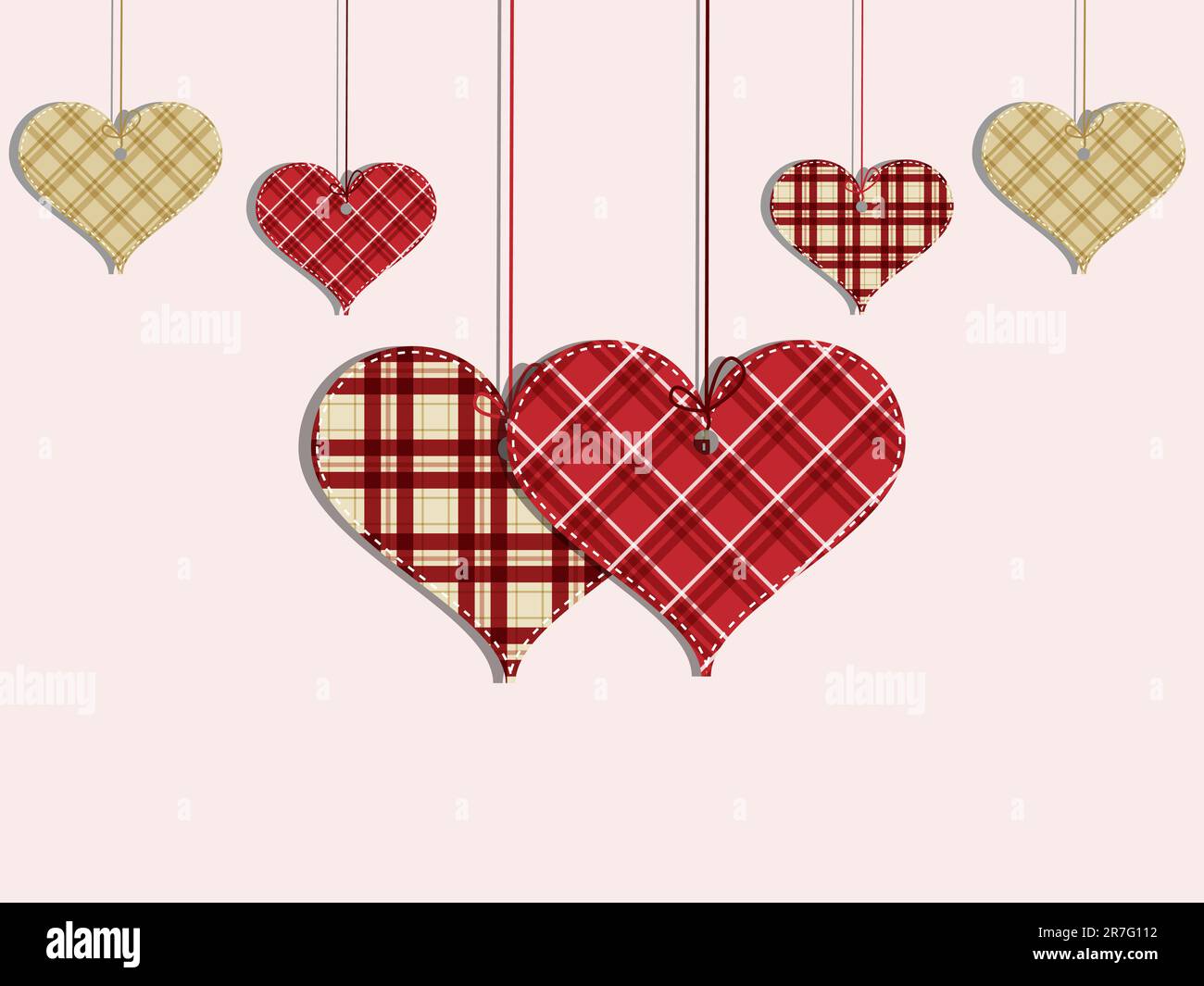 Vector St Valentine day's greeting card Stock Vector Image & Art - Alamy