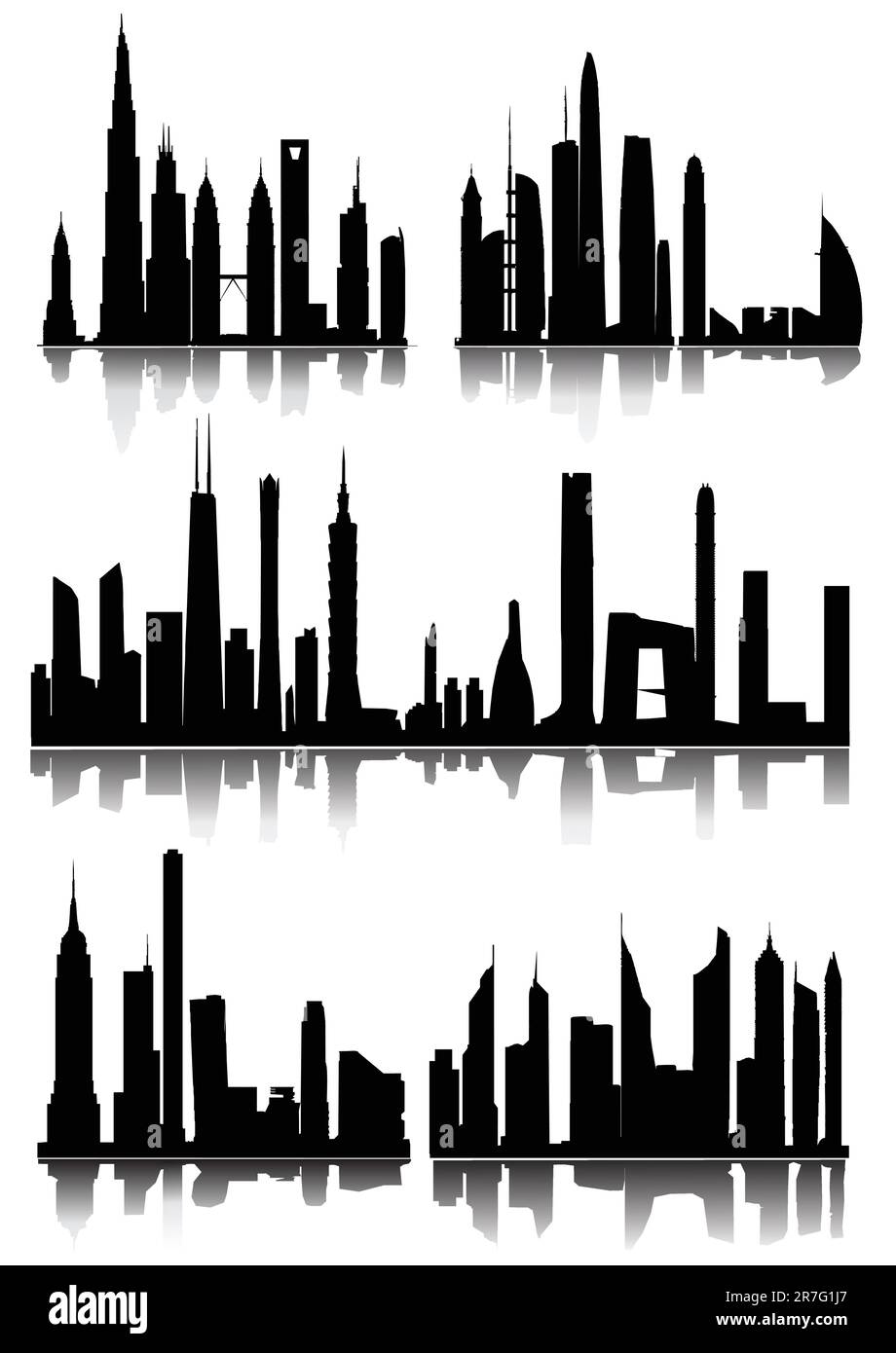 Skyscraper scene Black and White Stock Photos & Images - Alamy