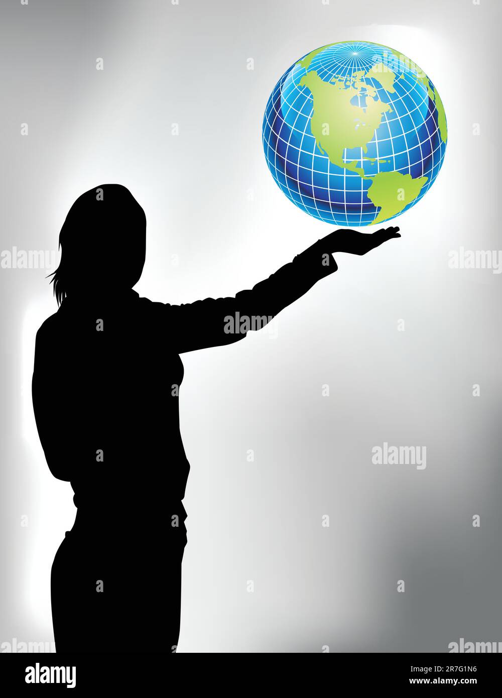 earth globe illustration Stock Vector Image & Art - Alamy