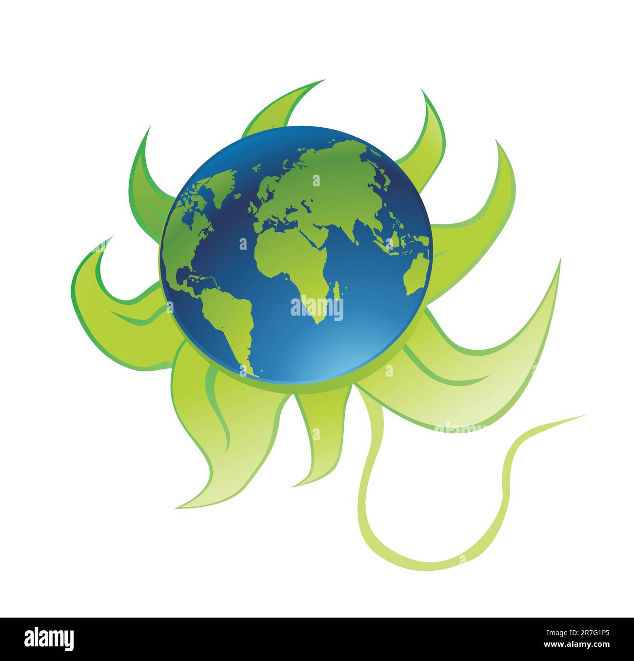 earth globe illustration Stock Vector Image & Art - Alamy