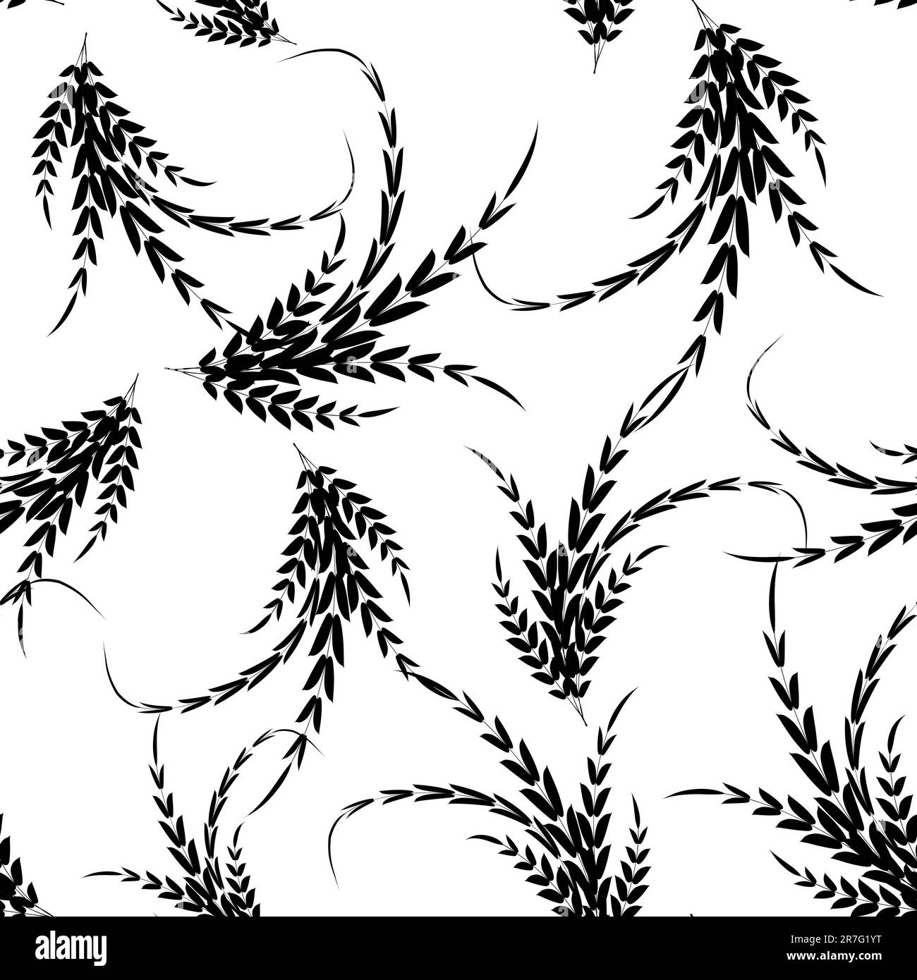 Seamless leaf wallpaper Stock Vector Image & Art Alamy