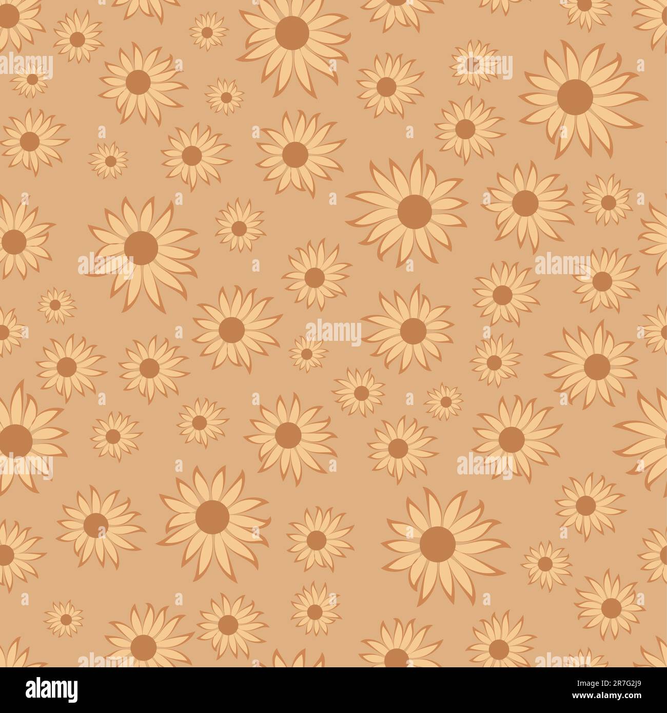 seamless pattern with flowers,vector illustration Stock Vector