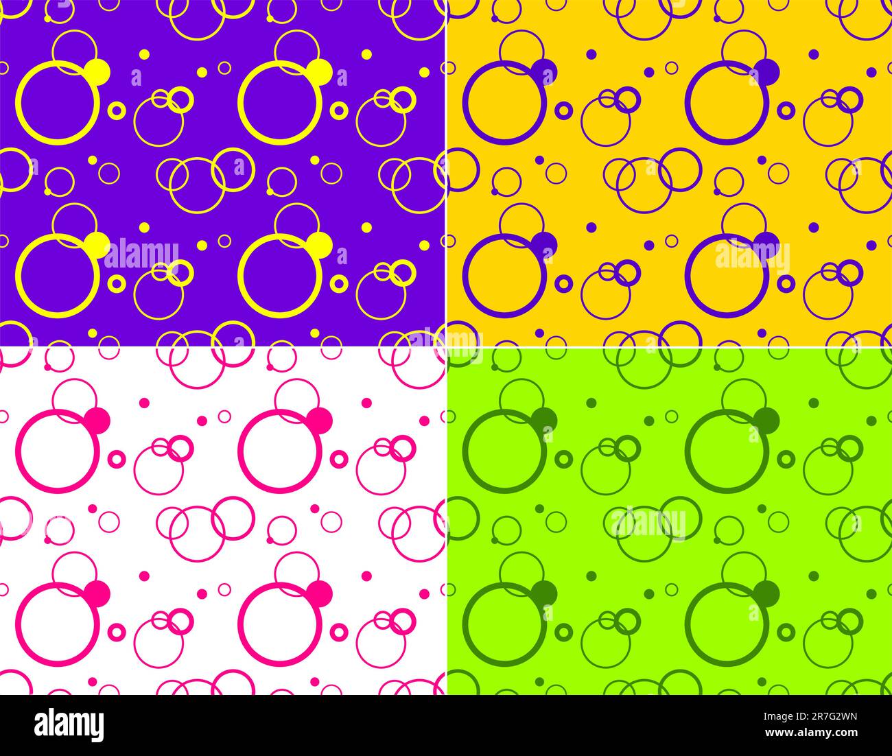 circle seamless background Stock Vector Image & Art - Alamy