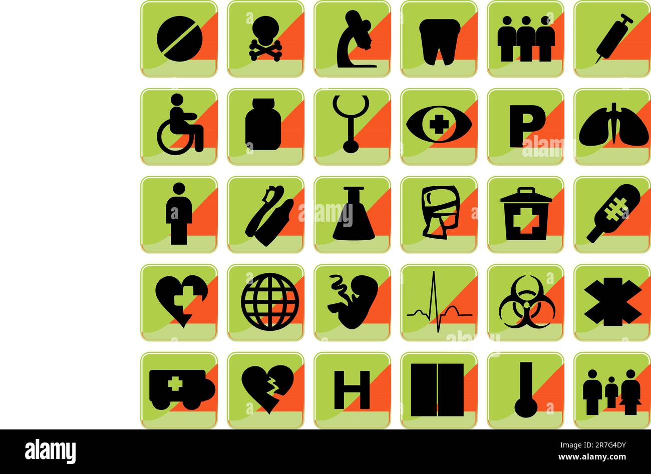 Medical icons globe hi-res stock photography and images - Alamy