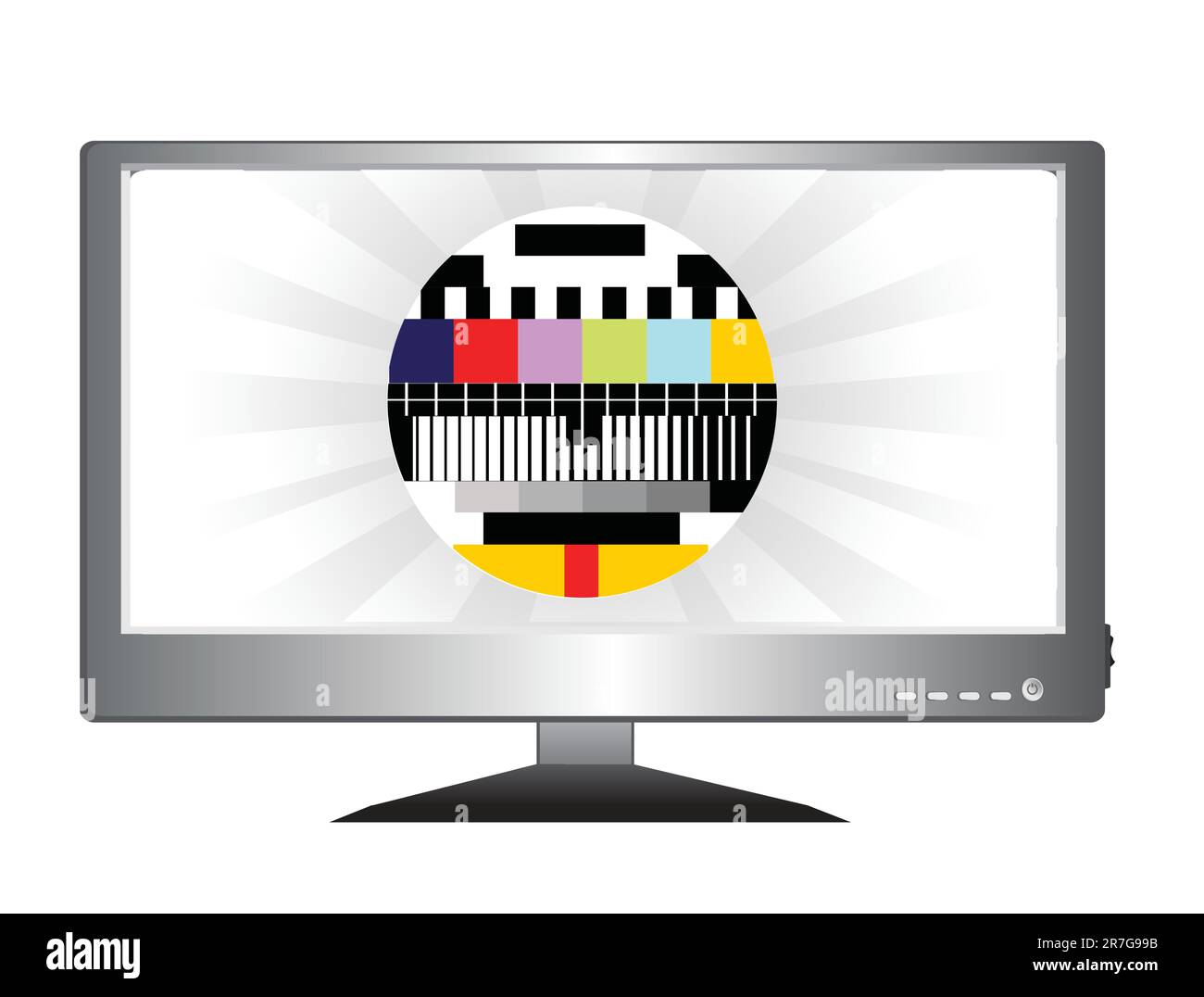 LCD TV Stock Vector