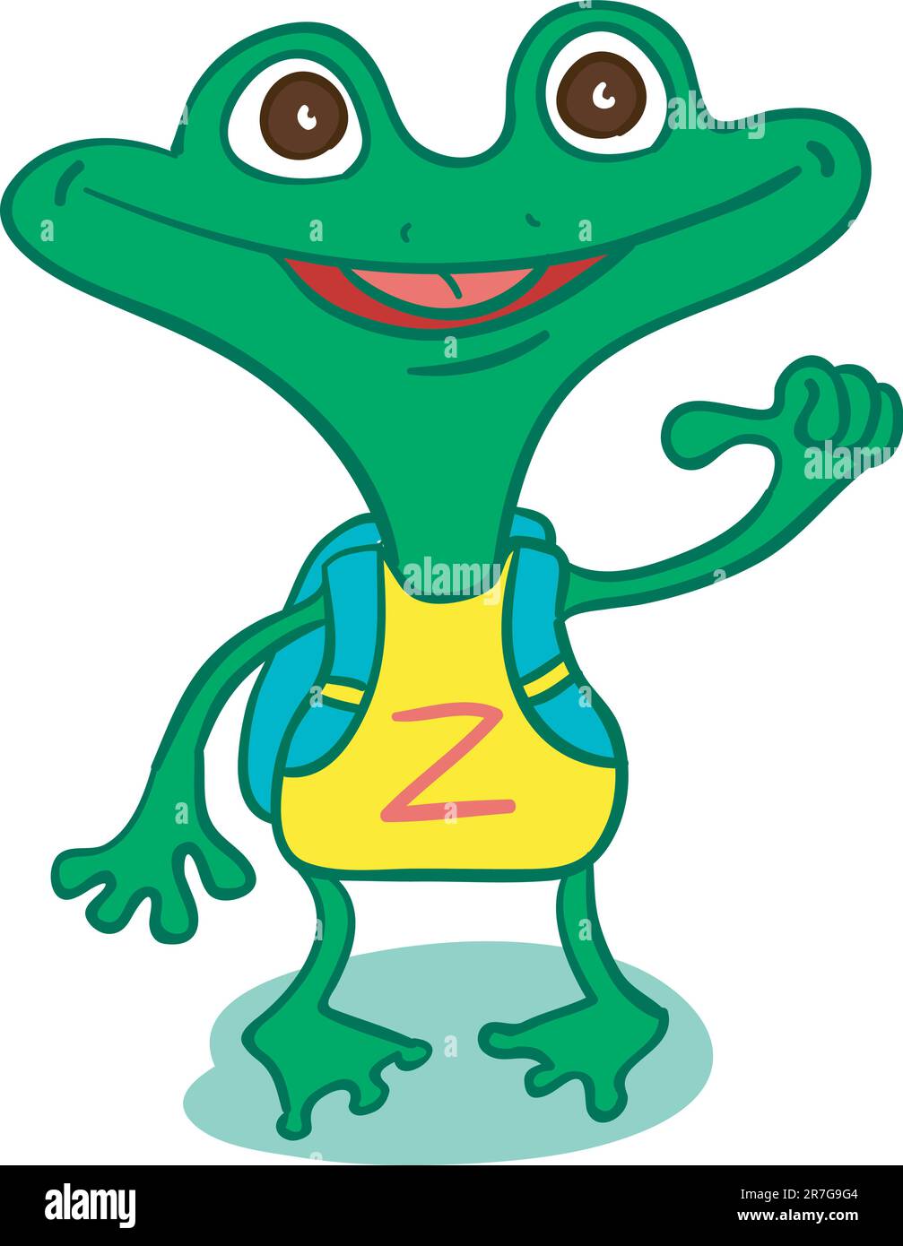Funny Frog Stock Vector