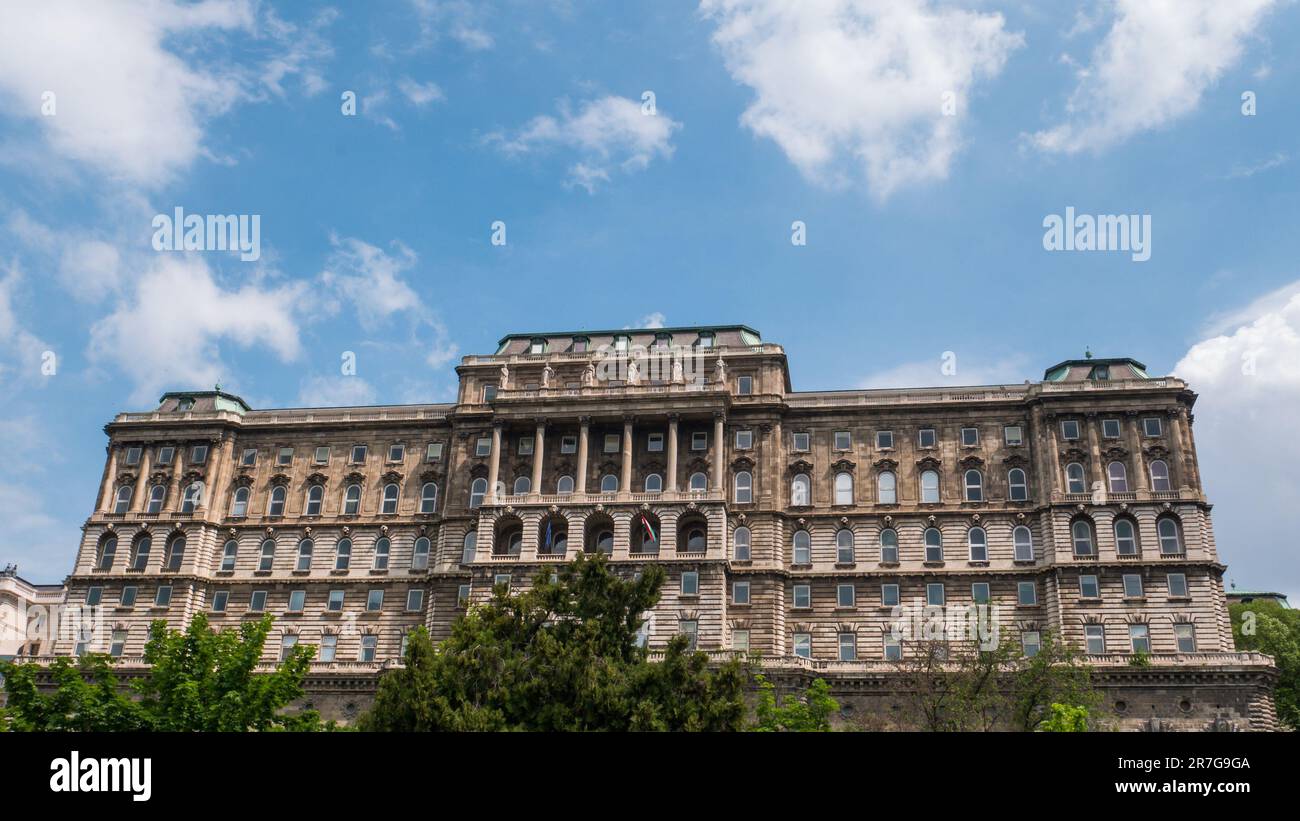 Budapest, Hungary - 2023 05 19: Buda Castle in Budapest, Hungary Stock Photo