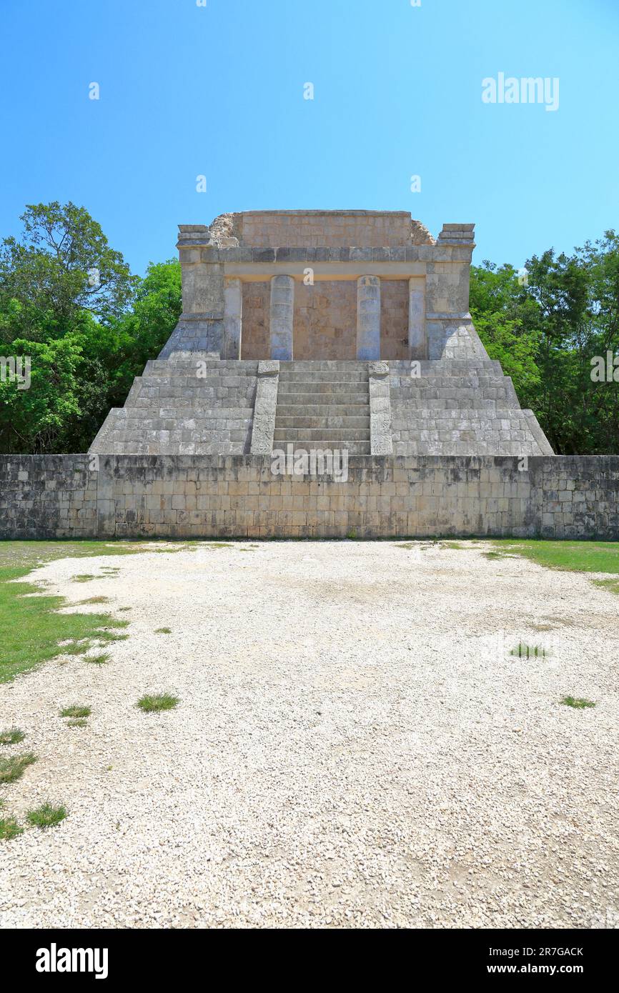 Temple of the Bearded Man at the northern end of the Great Ball Court